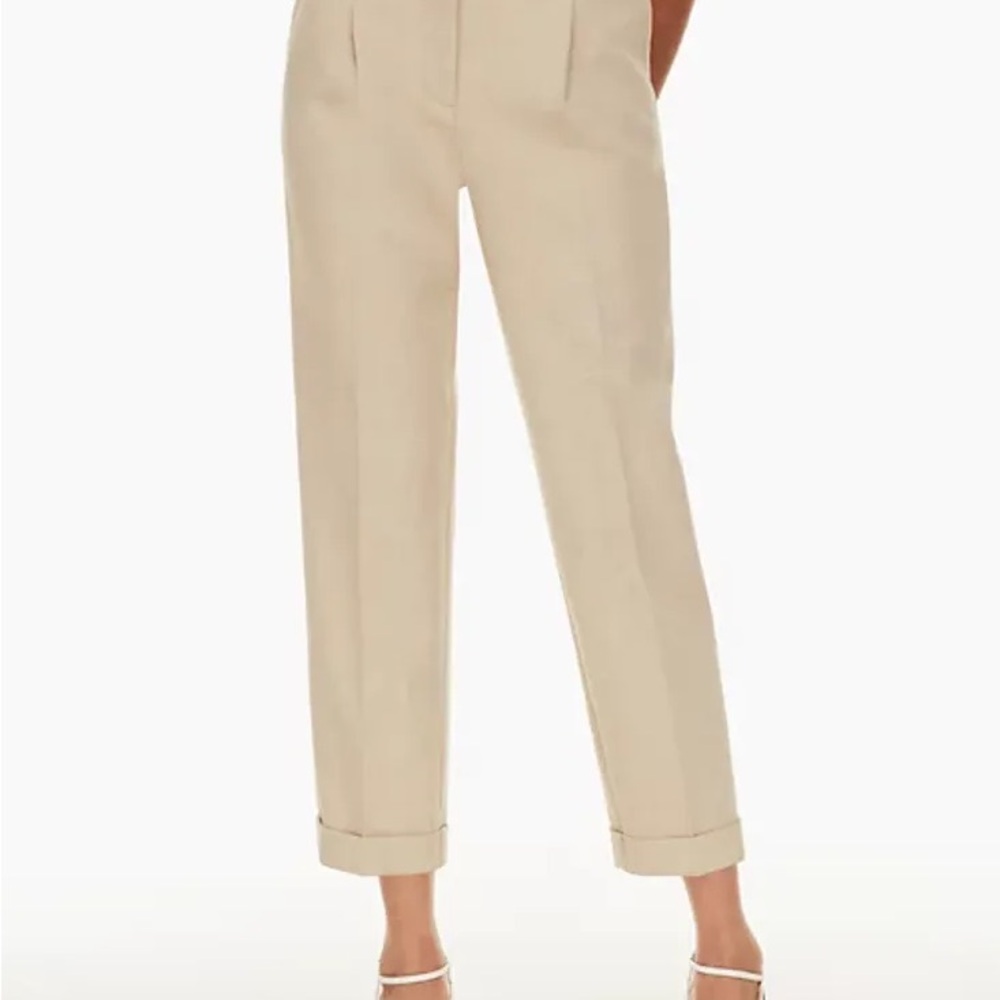 Aritzia Wilfred Dashwood Pant - Heather Oat Beige - Size 8 - New with Tags
